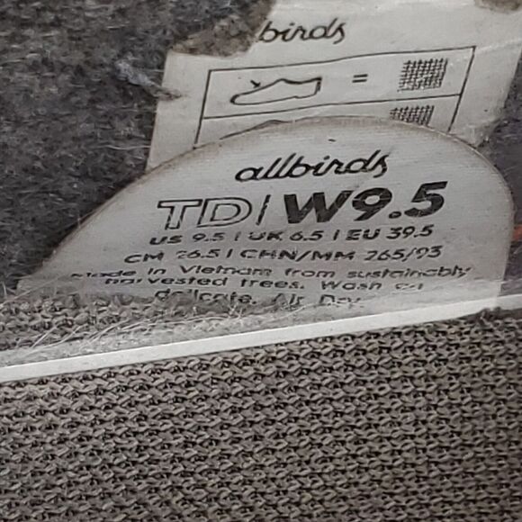 Allbirds Tree Dasher Lace Up Athletic Running Shoe Womens Size 9.5 White Orange - Picture 9 of 9